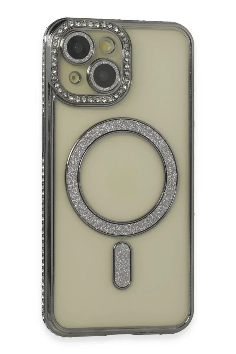 Apple iPhone 14 Kılıf Joke Simli Magneticsafe Kılıf - Gri Fiyatı, Yorumları ve Özellikleri
