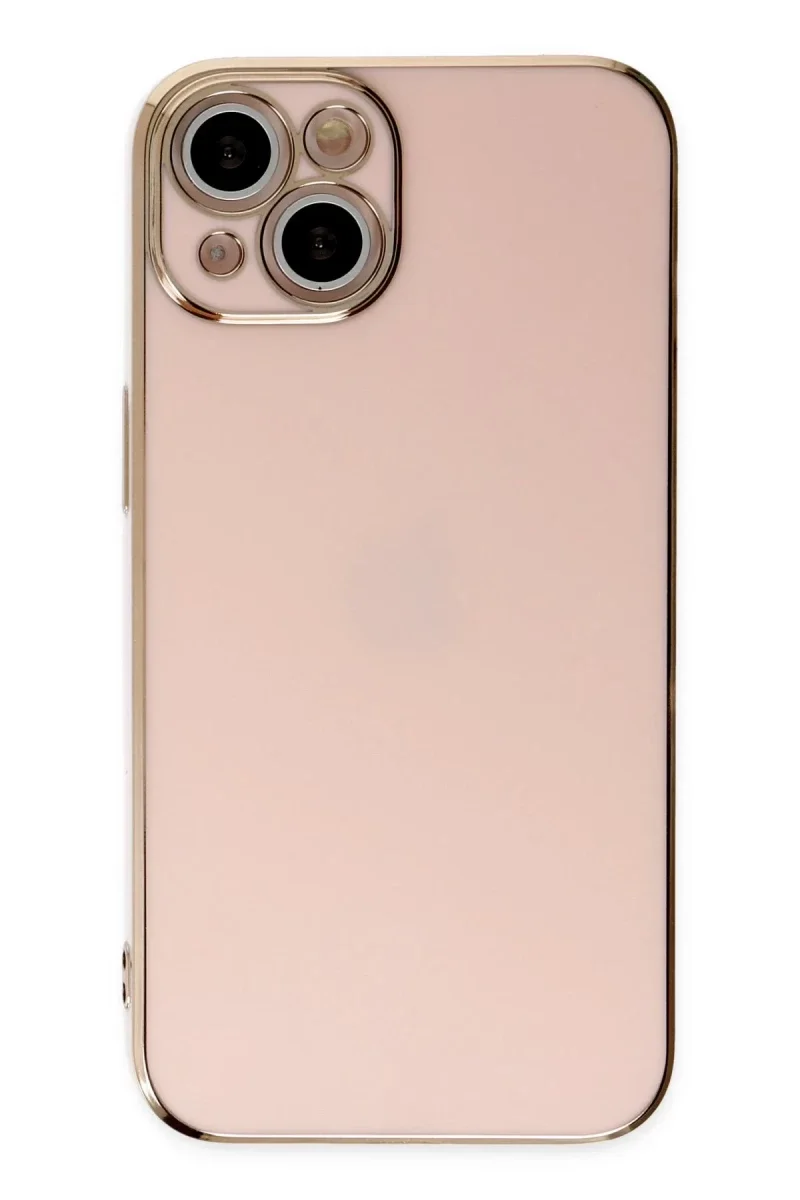 Apple iPhone 14 Kılıf Volet Silikon - Pembe