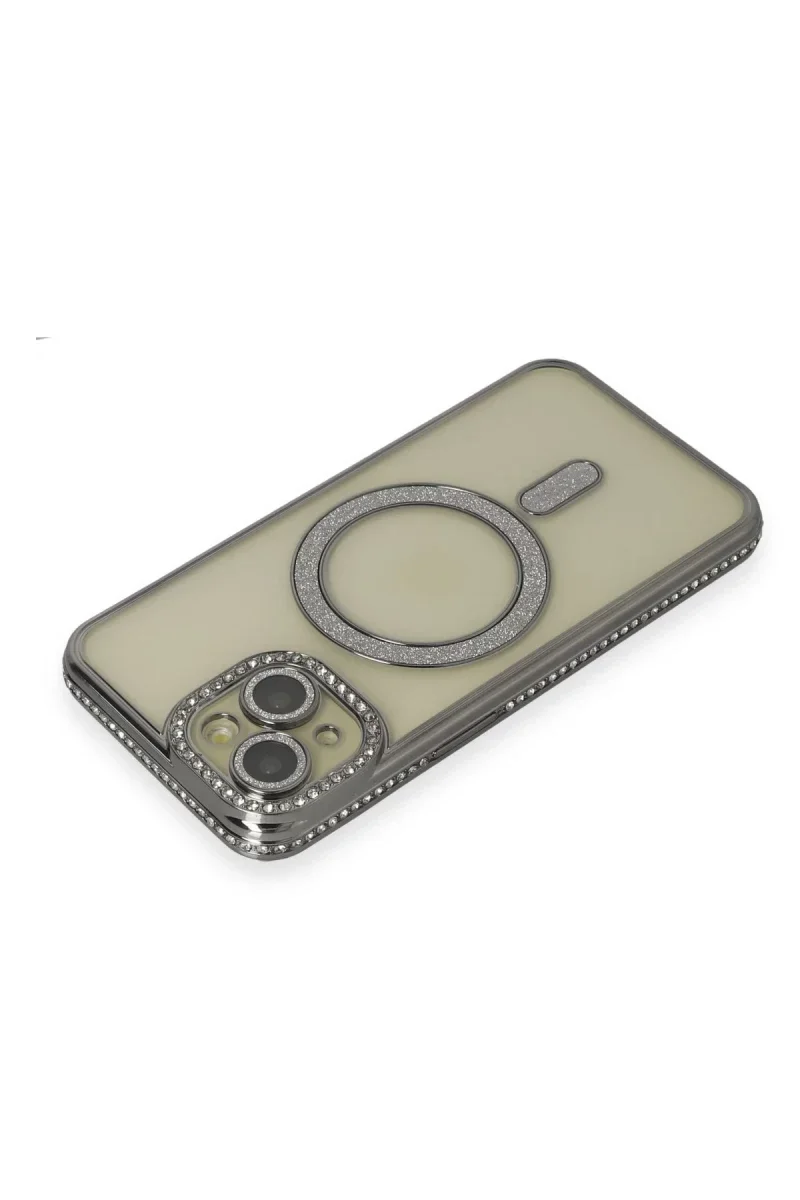Apple iPhone 14 Kılıf Joke Simli Magneticsafe Kılıf - Gri Fiyatı, Yorumları ve Özellikleri