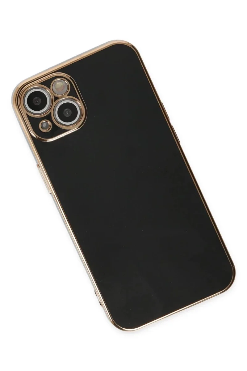 Apple iPhone 14 Kılıf Volet Silikon - Siyah