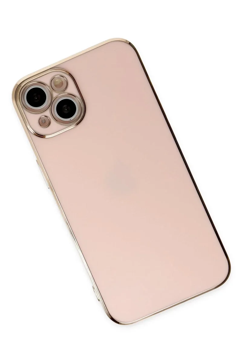 Apple iPhone 14 Kılıf Volet Silikon - Pembe