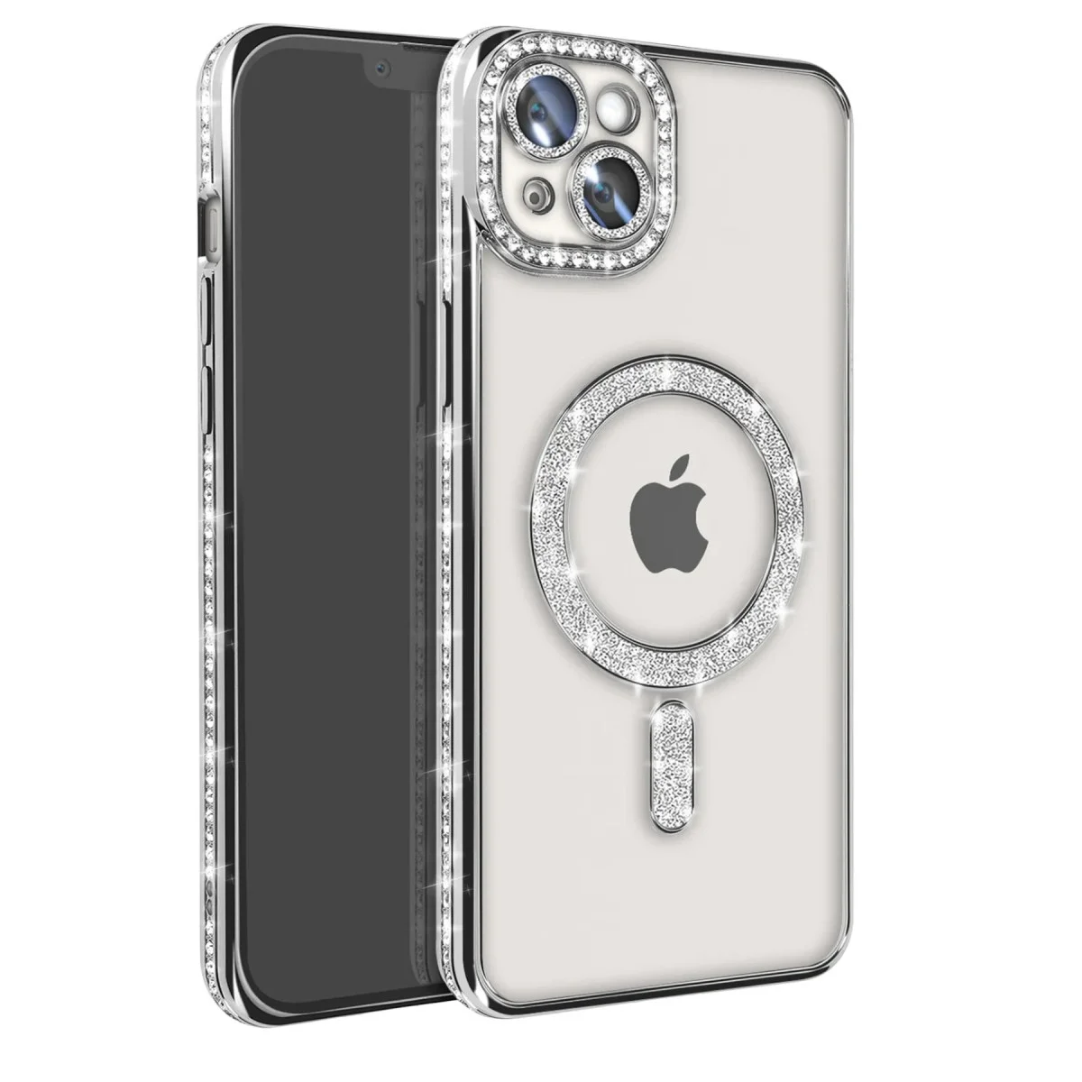 Apple İphone 14 Kılıf Joke Simli Magneticsafe Kılıf - Gümüş Fiyatı, Yorumları ve Özellikleri