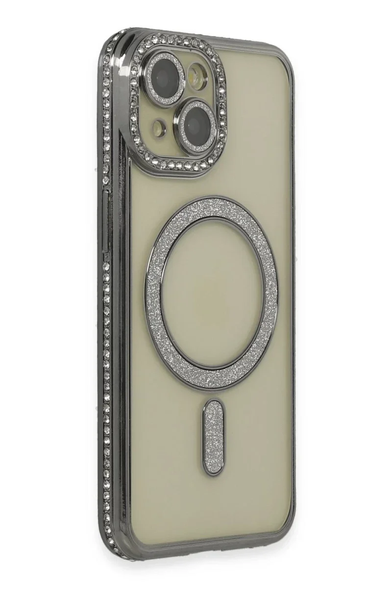 Apple iPhone 14 Kılıf Joke Simli Magneticsafe Kılıf - Gri Fiyatı, Yorumları ve Özellikleri