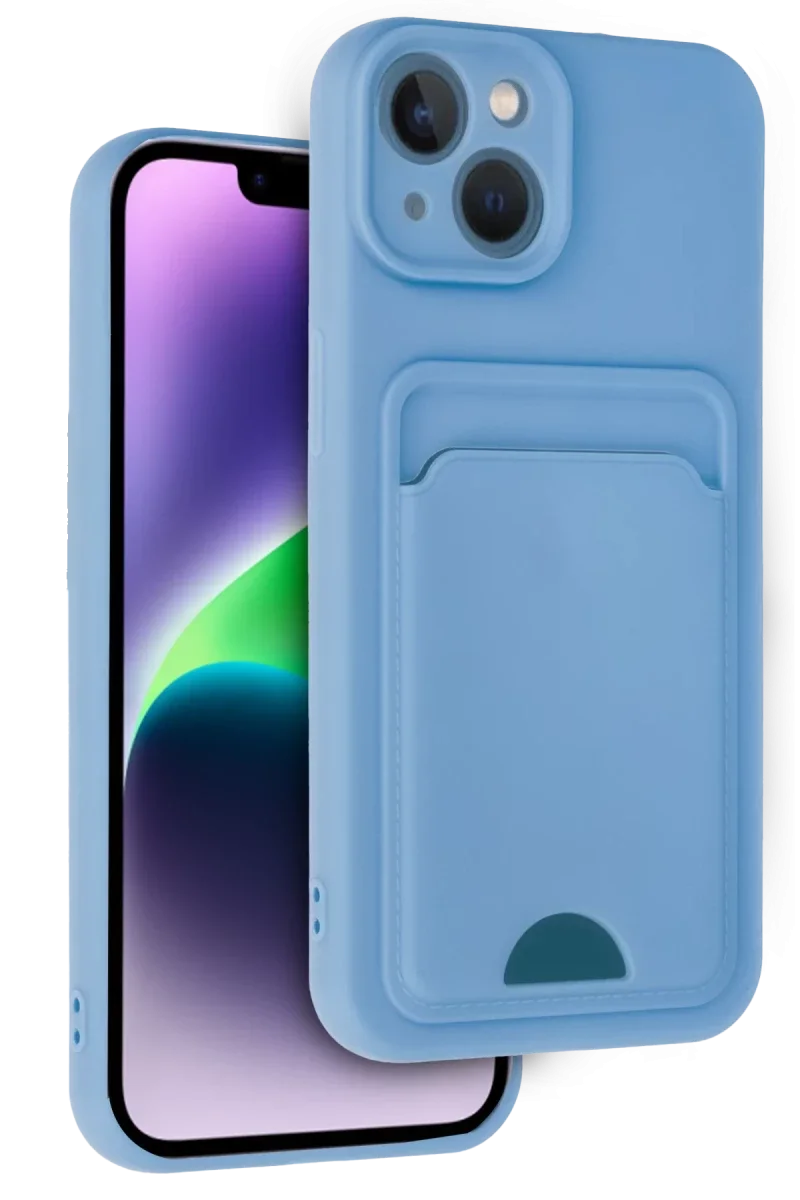 Apple iPhone 14 Kılıf Kelvin Kartvizitli Silikon - Mavi Fiyatı, Yorumları ve Özellikleri