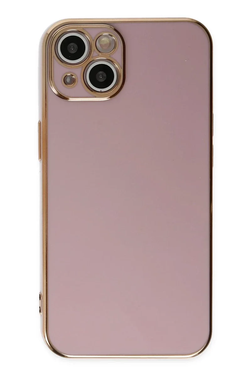 Apple iPhone 14 Kılıf Volet Silikon - Mor Apple iPhone 14 Kılıf Volet Silikon - Mor