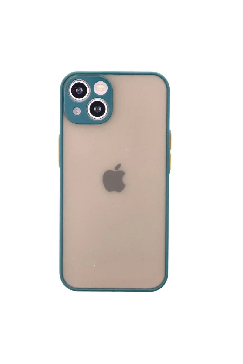 Apple iPhone 14 Kılıf Montreal Silikon Kapak - Yeşil Apple iPhone 14 Kılıf Montreal Silikon Kapak - Yeşil