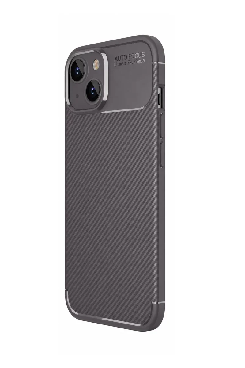 Apple iPhone 14 Kılıf Auto Focus Karbon Kapak - Gri Fiyatı, Yorumları ve Özellikleri