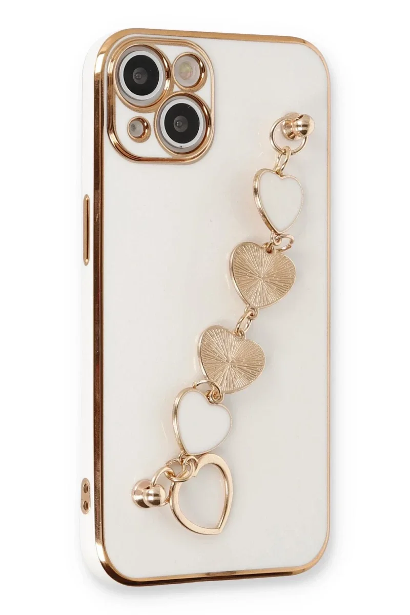 Apple iPhone 14 Kılıf Esila Silikon - Beyaz Apple iPhone 14 Kılıf Esila Silikon - Beyaz