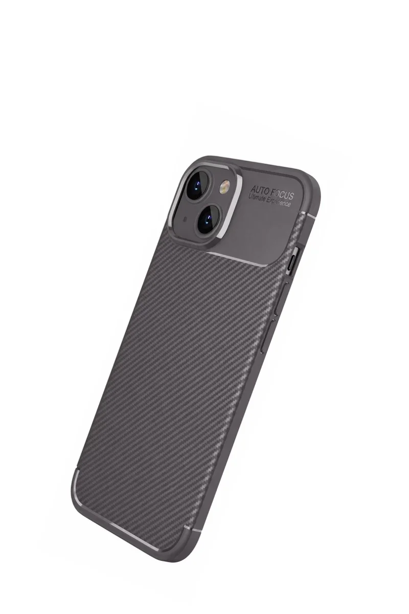 Apple iPhone 14 Kılıf Auto Focus Karbon Kapak - Gri Fiyatı, Yorumları ve Özellikleri