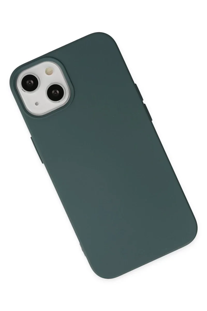 Apple iPhone 14 Kılıf Nano içi Kadife Silikon - Koyu Yeşil Fiyatı, Yorumları ve Özellikleri