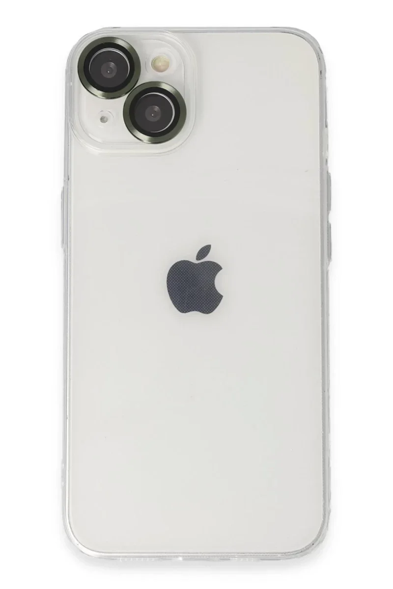 Apple iPhone 14 Kılıf Luko Lens Silikon - Yeşil Apple iPhone 14 Kılıf Luko Lens Silikon - Yeşil