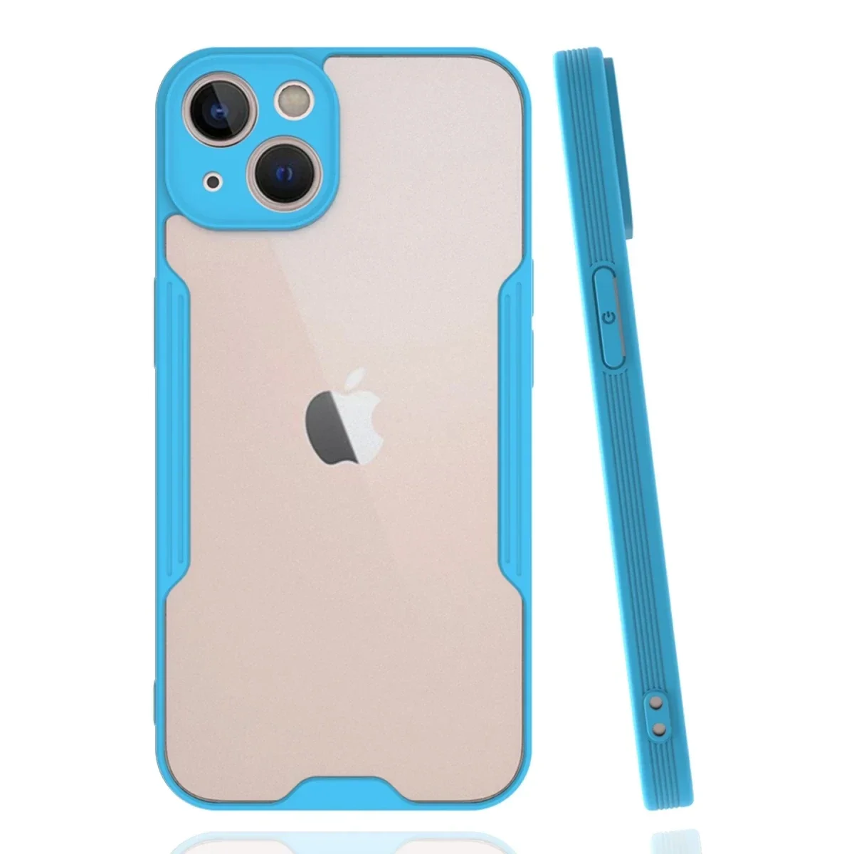 Apple iPhone 14 Kılıf Platin Silikon - Mavi Apple iPhone 14 Kılıf Platin Silikon - Mavi
