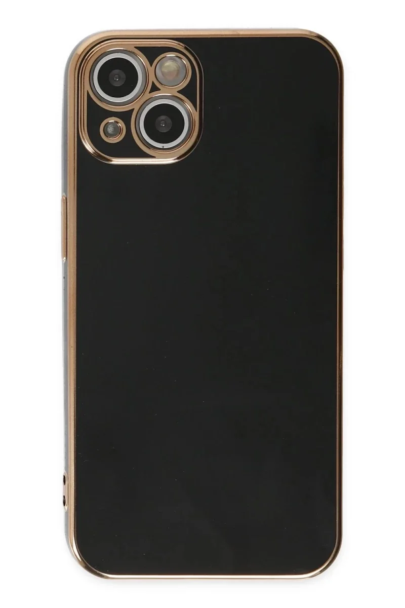 Apple iPhone 14 Kılıf Volet Silikon - Siyah