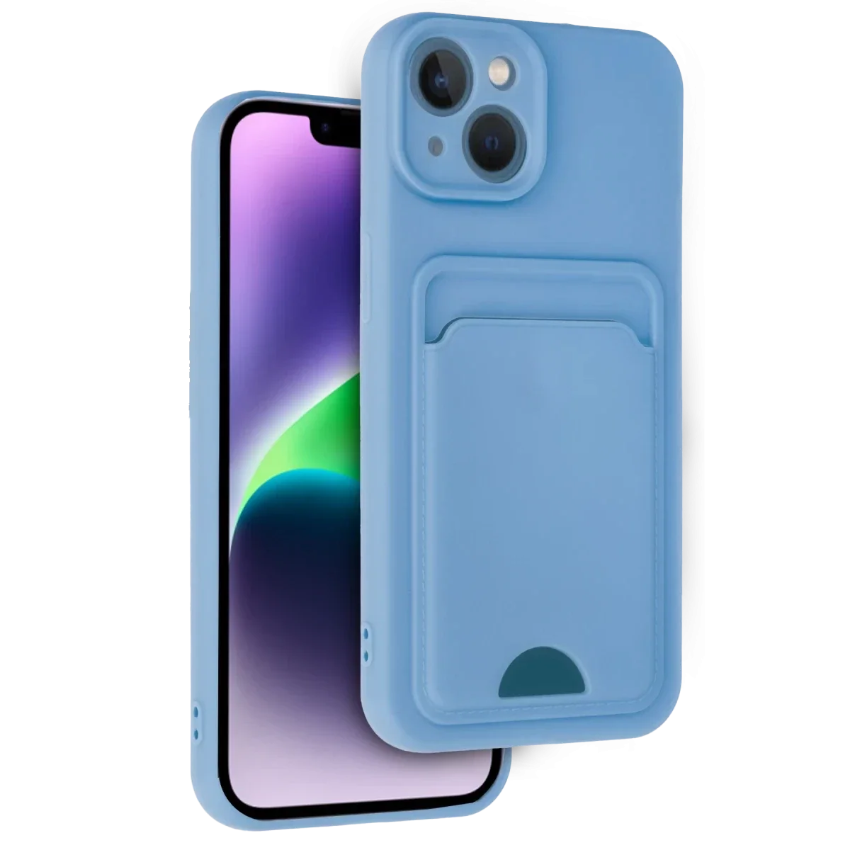 Apple iPhone 14 Kılıf Kelvin Kartvizitli Silikon - Mavi Fiyatı, Yorumları ve Özellikleri