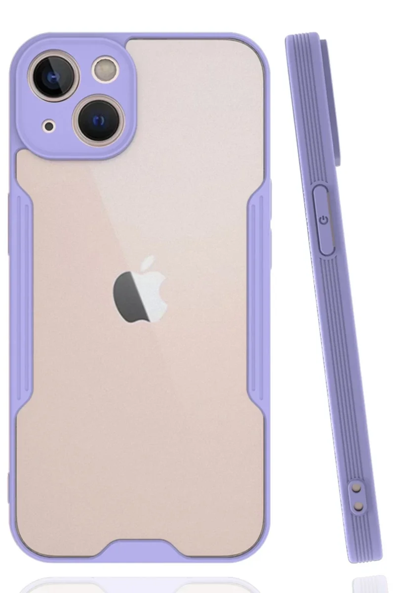 Apple iPhone 14 Kılıf Platin Silikon - Lila Apple iPhone 14 Kılıf Platin Silikon - Lila