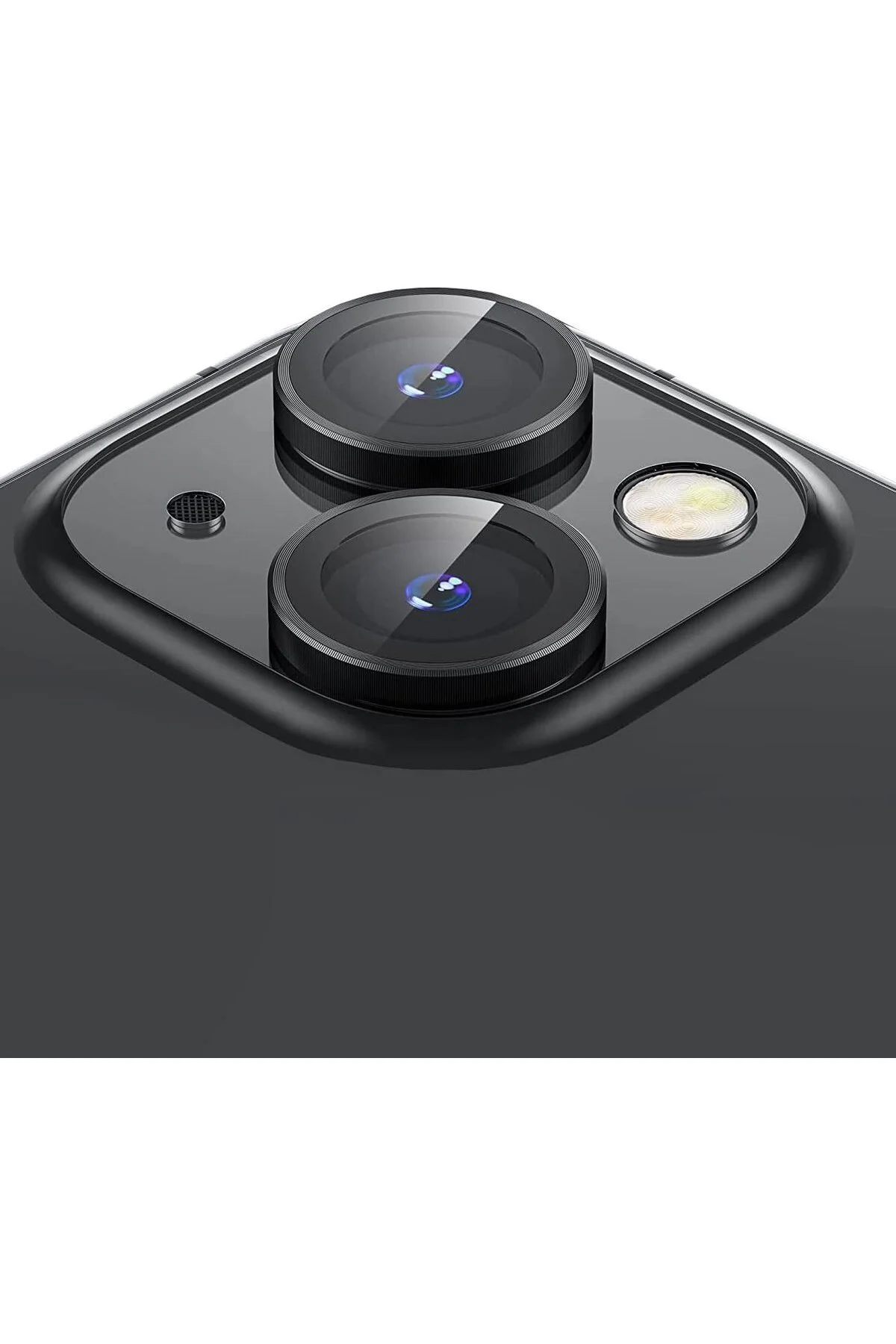 Apple iPhone 14 Plus Gerçek Cam Safir Lens Koruma Siyah