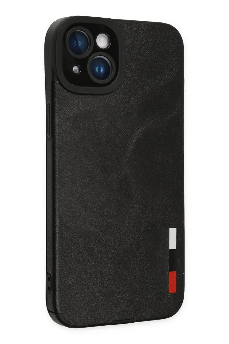 Apple iPhone 14 Plus Kılıf Loop Deri Silikon - Siyah Apple iPhone 14 Plus Kılıf Loop Deri Silikon - Siyah