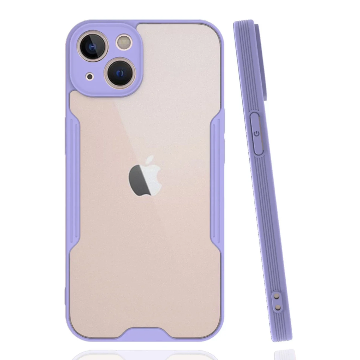 Apple iPhone 14 Plus Kılıf Platin Silikon - Lila Apple iPhone 14 Plus Kılıf Platin Silikon - Lila