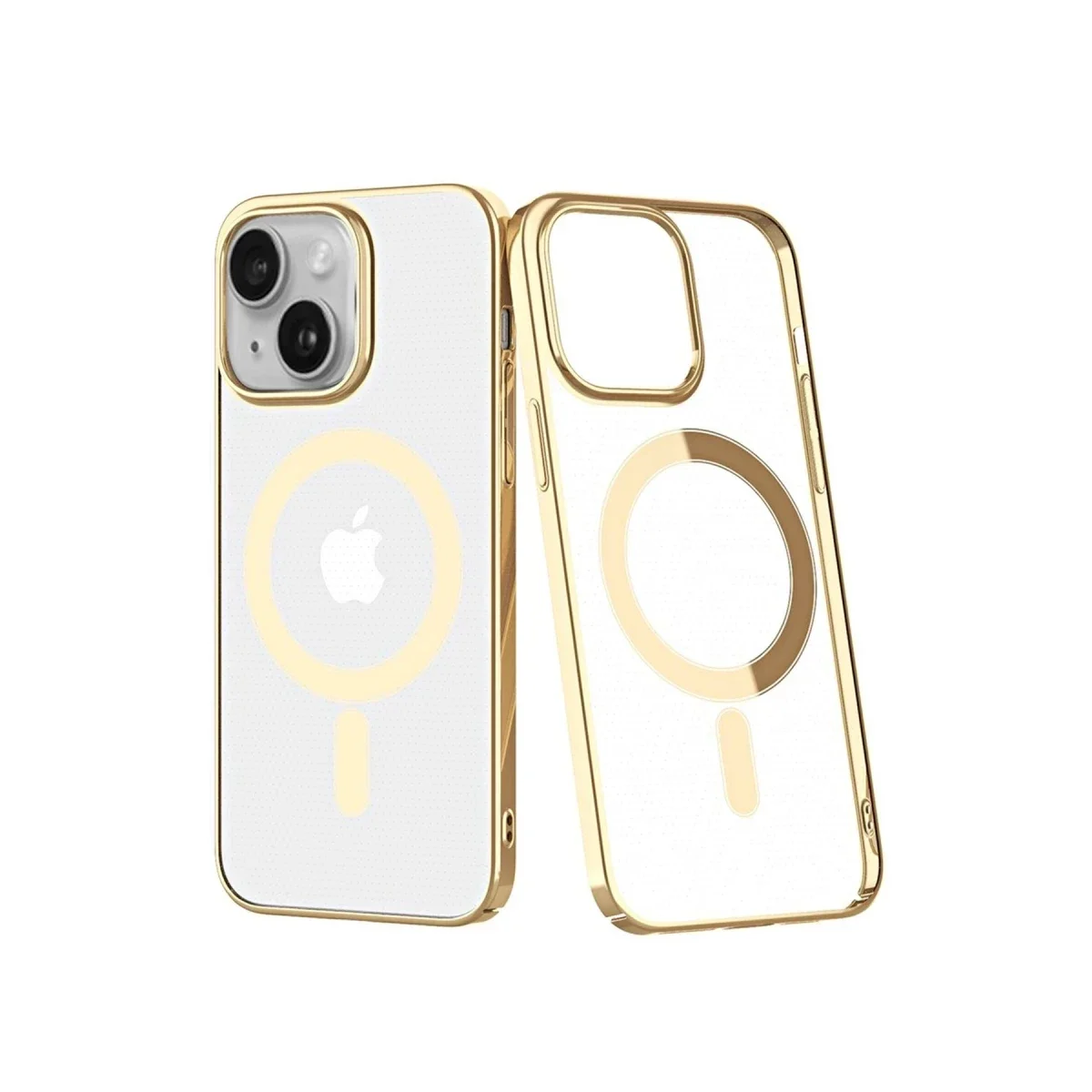 Apple iPhone 14 Plus Kılıf Element Magneticsafe Sert Kapak - Gold