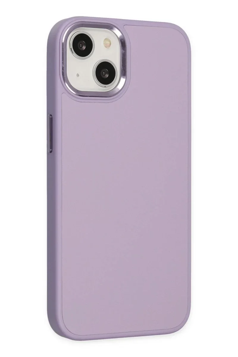 Apple iPhone 14 Plus Kılıf Asya Deri Silikon - Lila Apple iPhone 14 Plus Kılıf Asya Deri Silikon - Lila