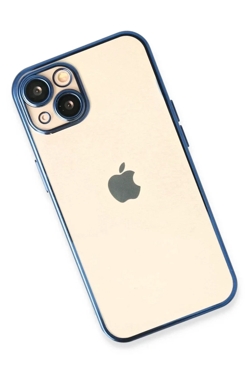 Apple iPhone 14 Plus Kılıf Razer Lensli Silikon - Açık Mavi Apple iPhone 14 Plus Kılıf Razer Lensli Silikon - Açık Mavi