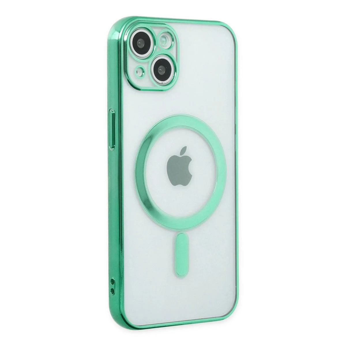 Apple iPhone 14 Plus ile Uyumlu Magneticsafe Lazer Silikon Kılıf - Haki Yeşil Fiyatı, Yorumları ve Özellikleri