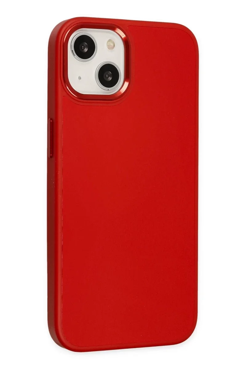 Apple iPhone 14 Plus Kılıf Asya Deri Silikon - Kırmızı Apple iPhone 14 Plus Kılıf Asya Deri Silikon - Kırmızı