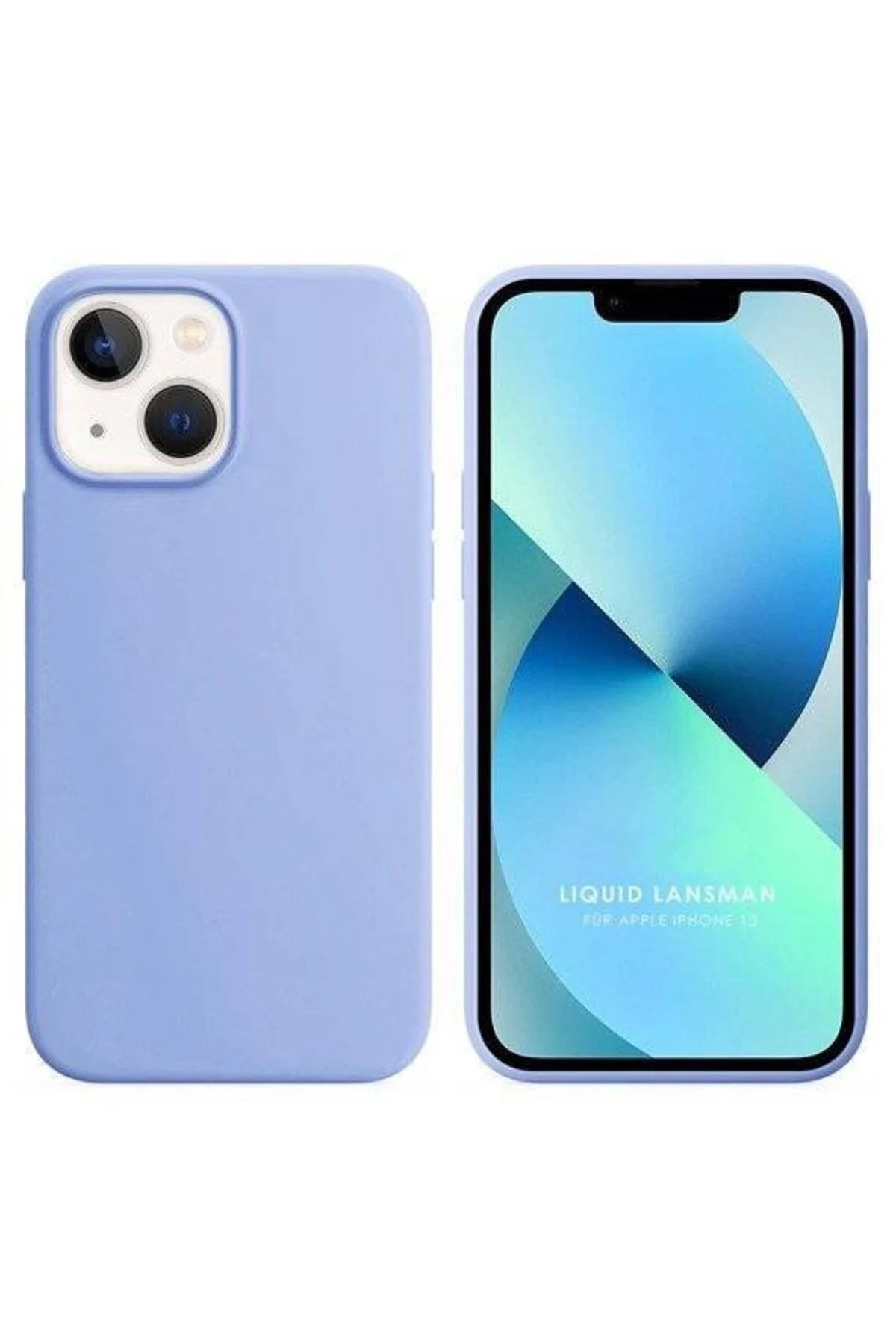 Apple iPhone 14 Plus 6.7'' Liquit Lansman Silikon Açık Mavi