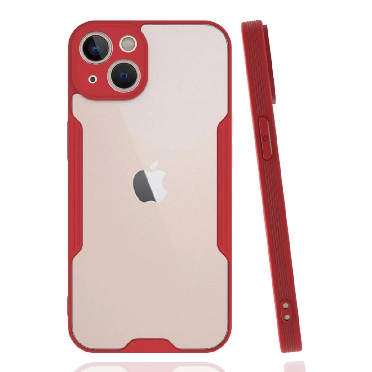 Apple iPhone 14 Plus Kılıf Platin Silikon - Kırmızı Apple iPhone 14 Plus Kılıf Platin Silikon - Kırmızı