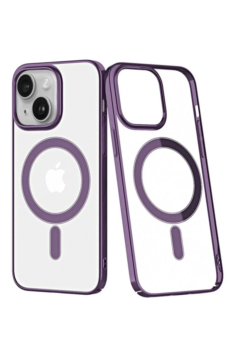 Apple iPhone 14 Plus Kılıf Element Magneticsafe Sert Kapak - Mor Apple iPhone 14 Plus Kılıf Element Magneticsafe Sert Kapak - Mor