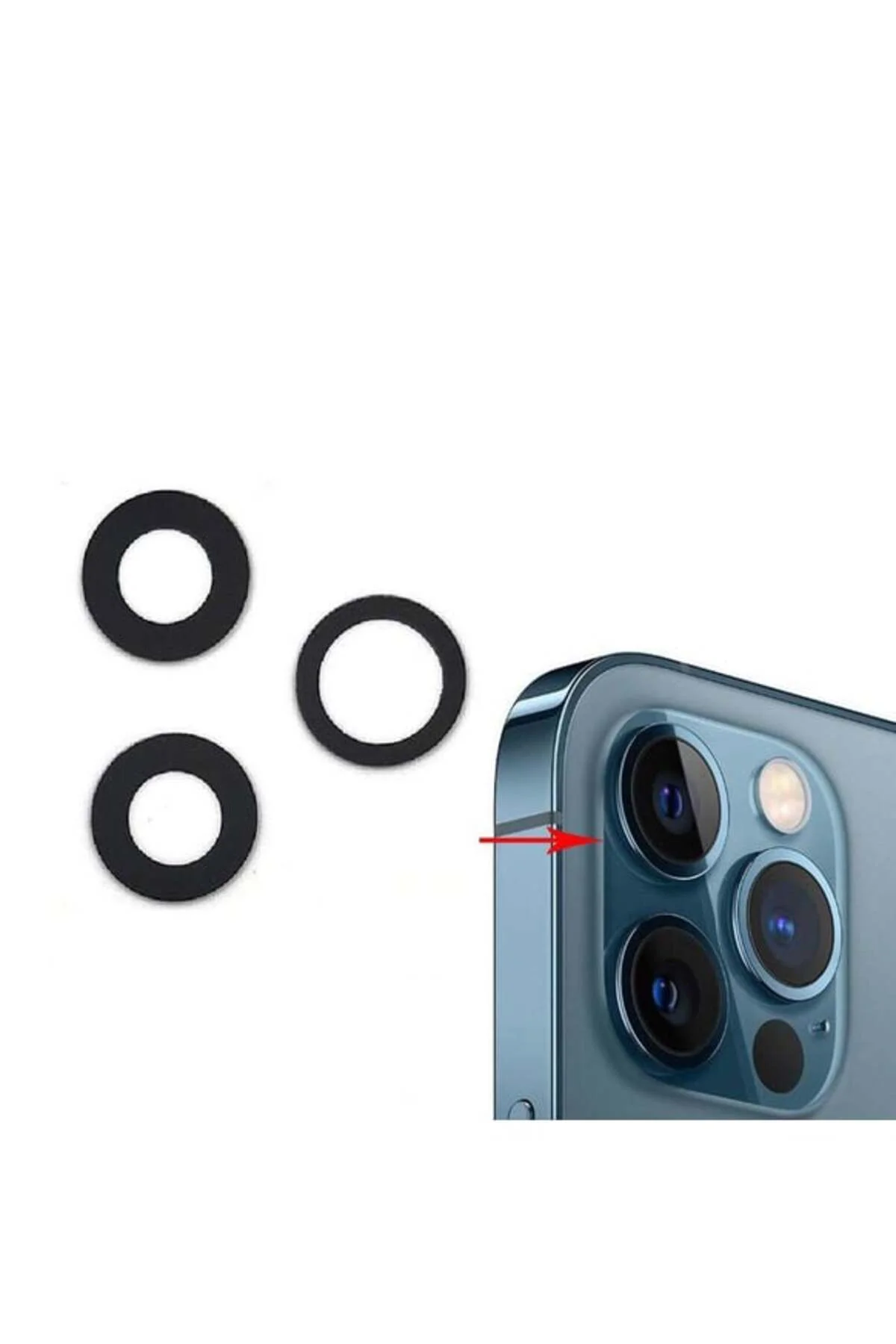Apple iPhone 14 Plus  ile Uyumlu Kamera Camı