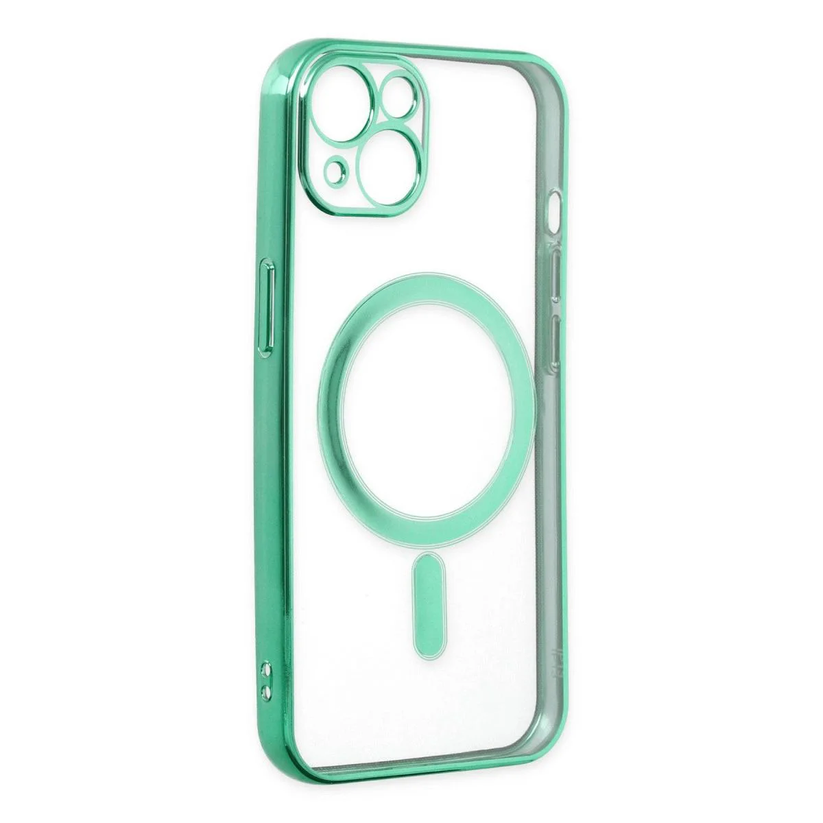 Apple iPhone 14 Plus ile Uyumlu Magneticsafe Lazer Silikon Kılıf - Haki Yeşil Fiyatı, Yorumları ve Özellikleri