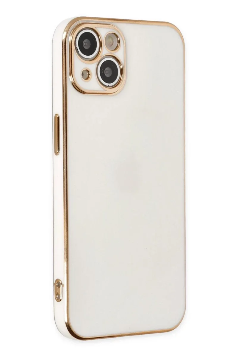 Apple iPhone 14 Plus Kılıf Volet Silikon - Beyaz