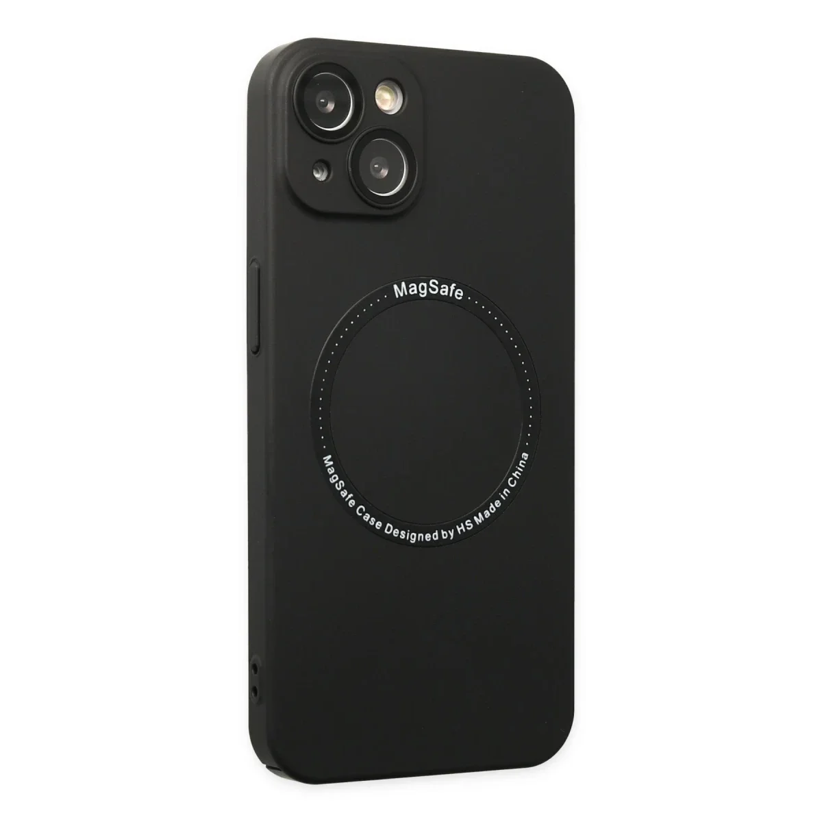 Apple iPhone 14 Plus Kılıf Jack Magneticsafe Lens Silikon - Siyah - Görsel 2