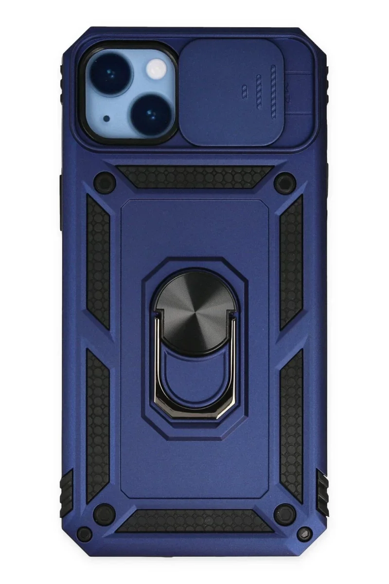 Apple iPhone 14 Plus Kılıf Pars Lens Yüzüklü Silikon - Lacivert Apple iPhone 14 Plus Kılıf Pars Lens Yüzüklü Silikon - Lacivert