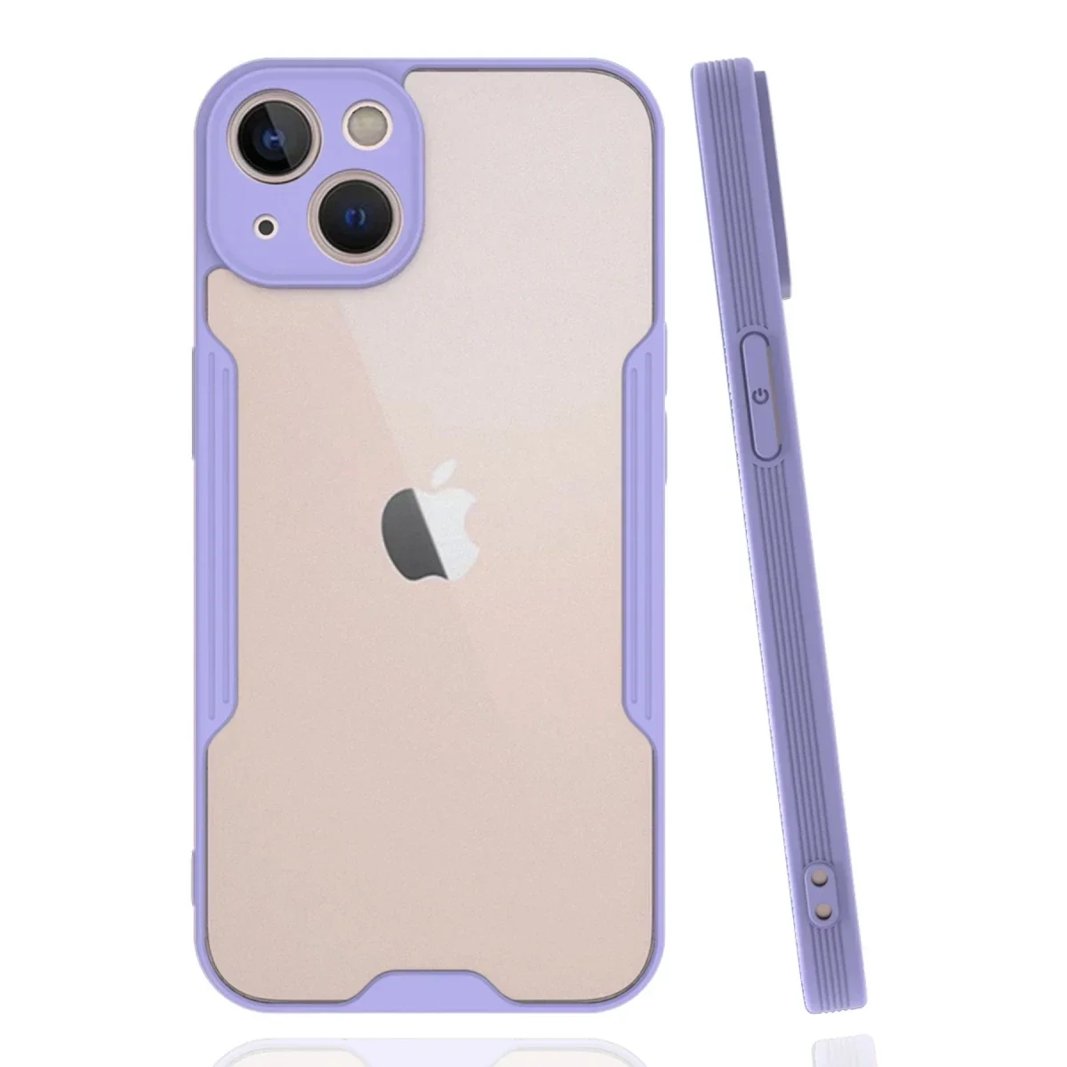 Apple iPhone 14 Plus Kılıf Platin Silikon - Lila Apple iPhone 14 Plus Kılıf Platin Silikon - Lila