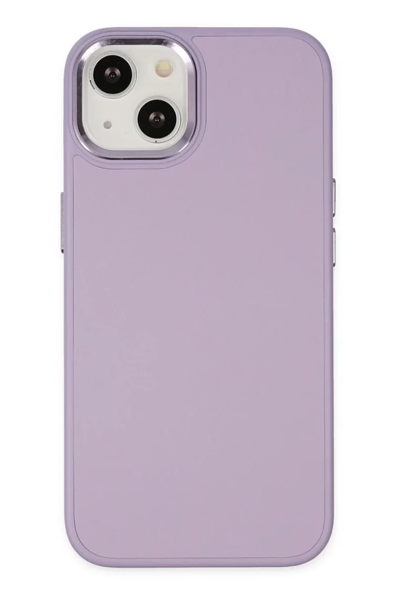 Apple iPhone 14 Plus Kılıf Asya Deri Silikon - Lila Apple iPhone 14 Plus Kılıf Asya Deri Silikon - Lila