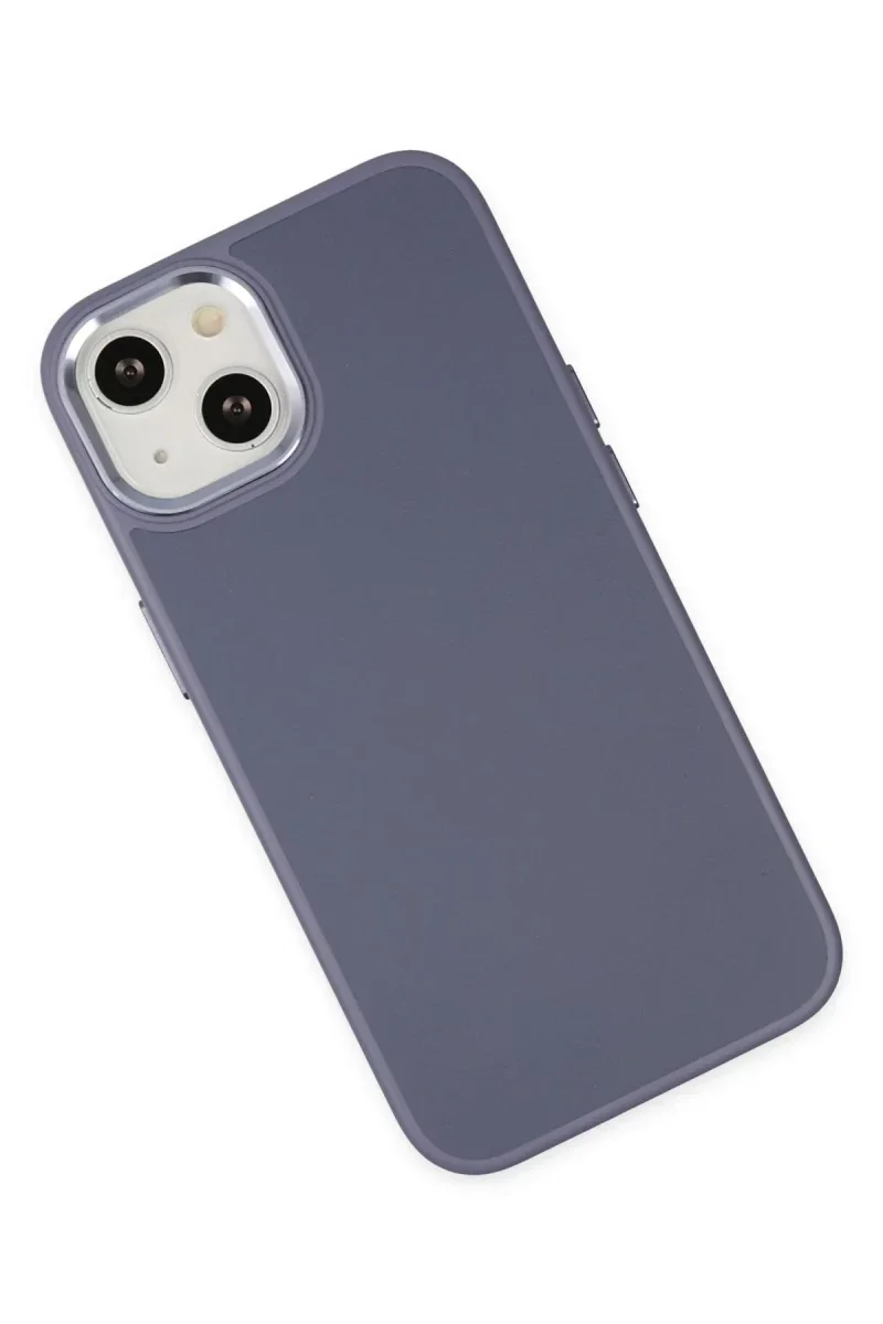 Apple iPhone 14 Plus Kılıf Asya Deri Silikon - Mor Apple iPhone 14 Plus Kılıf Asya Deri Silikon - Mor