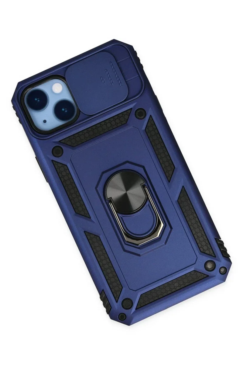 Apple iPhone 14 Plus Kılıf Pars Lens Yüzüklü Silikon - Lacivert Apple iPhone 14 Plus Kılıf Pars Lens Yüzüklü Silikon - Lacivert
