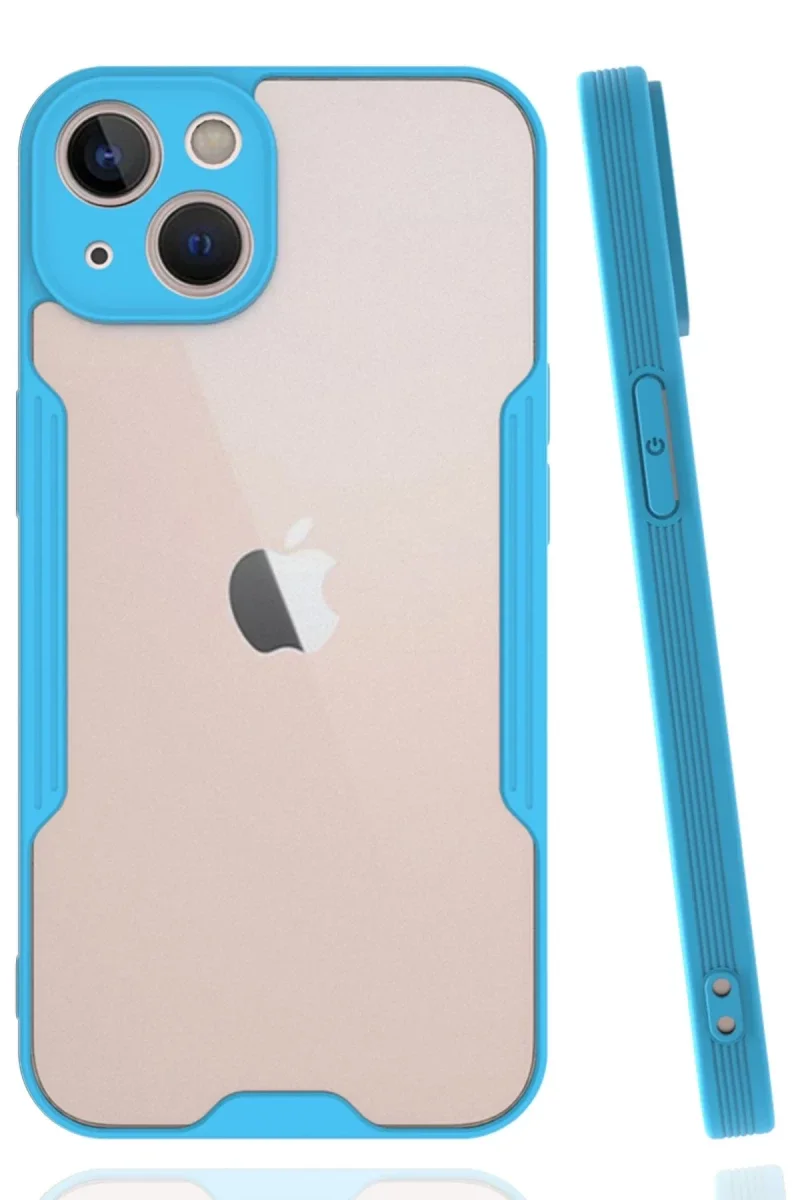 Apple iPhone 14 Plus Kılıf Platin Silikon - Mavi Apple iPhone 14 Plus Kılıf Platin Silikon - Mavi