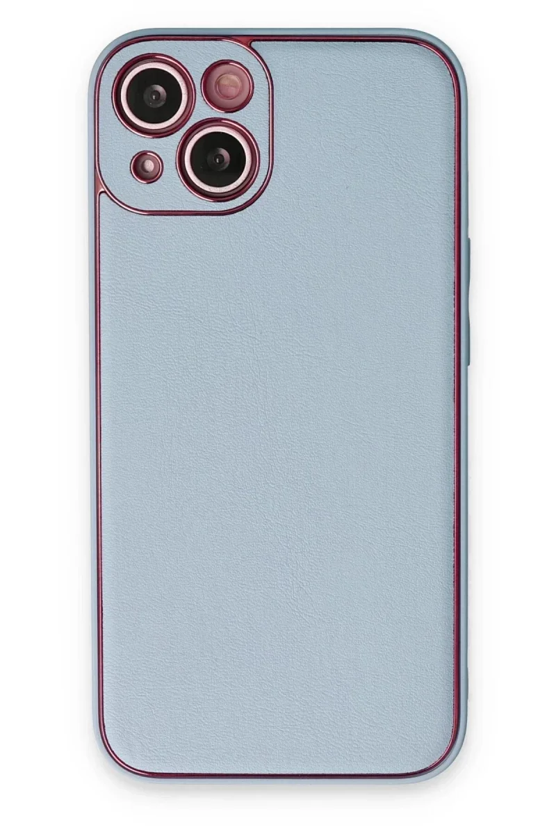 Apple iPhone 14 Plus Kılıf Coco Deri Silikon Kapak - Sky Blue Fiyatı, Yorumları ve Özellikleri