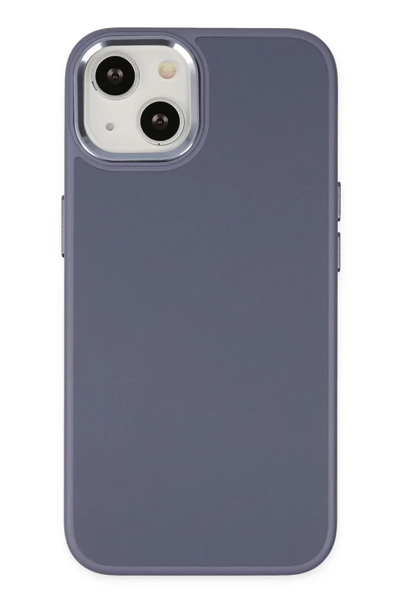 Apple iPhone 14 Plus Kılıf Asya Deri Silikon - Mor Apple iPhone 14 Plus Kılıf Asya Deri Silikon - Mor
