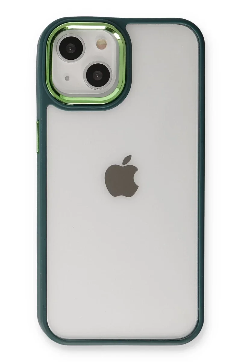 Apple iPhone 14 Plus Kılıf Dora Kapak - Haki Yeşil Apple iPhone 14 Plus Kılıf Dora Kapak - Haki Yeşil