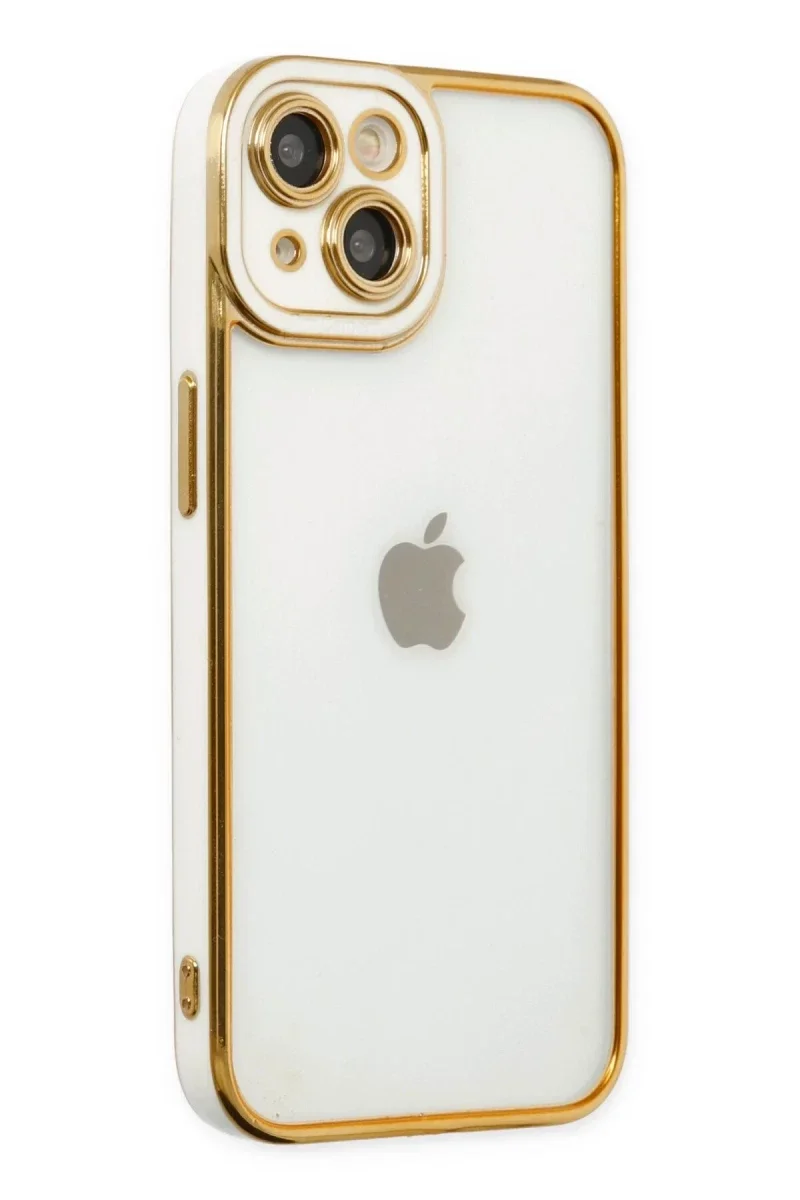 Apple iPhone 14 Plus Kılıf Liva Lens Silikon - Beyaz Apple iPhone 14 Plus Kılıf Liva Lens Silikon - Beyaz