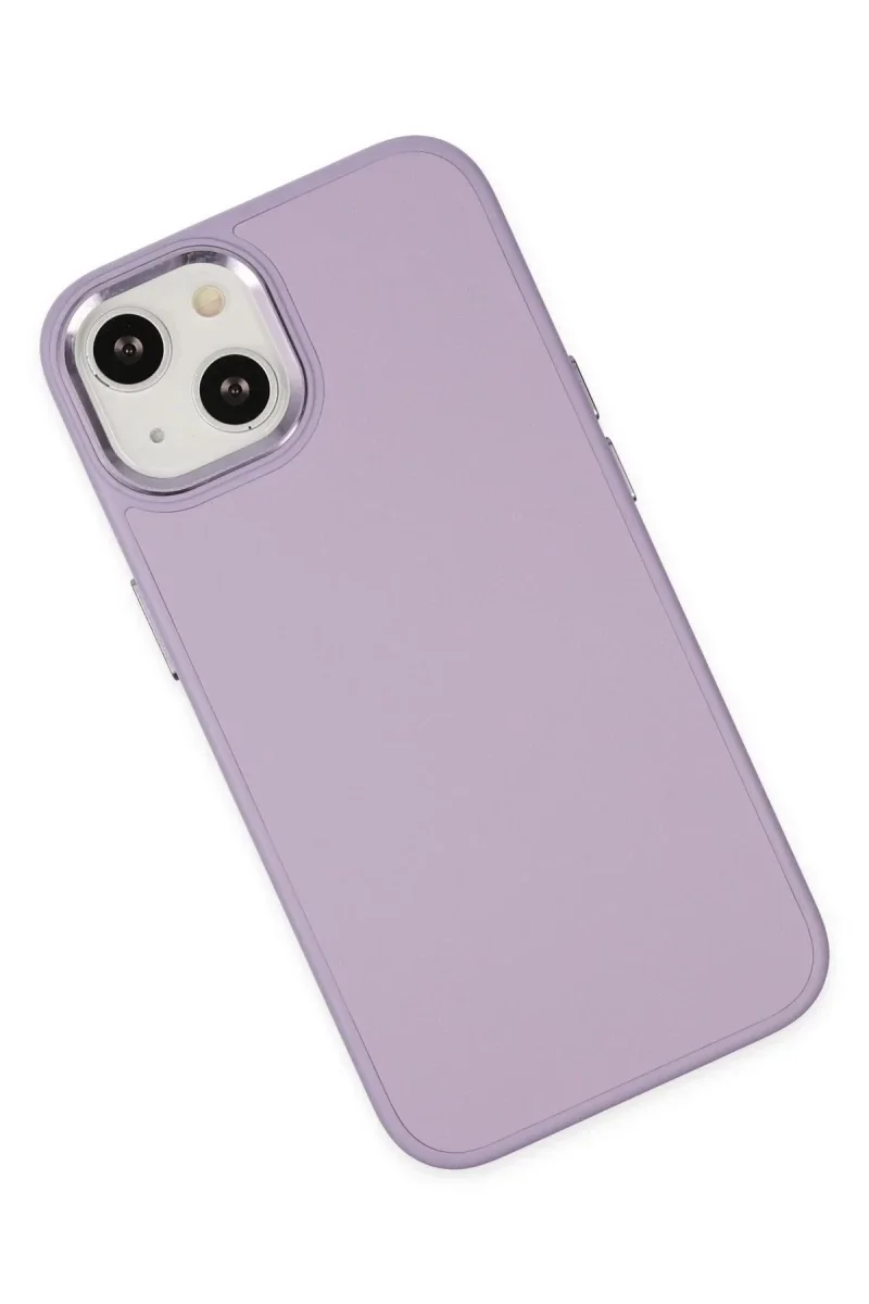 Apple iPhone 14 Plus Kılıf Asya Deri Silikon - Lila Apple iPhone 14 Plus Kılıf Asya Deri Silikon - Lila