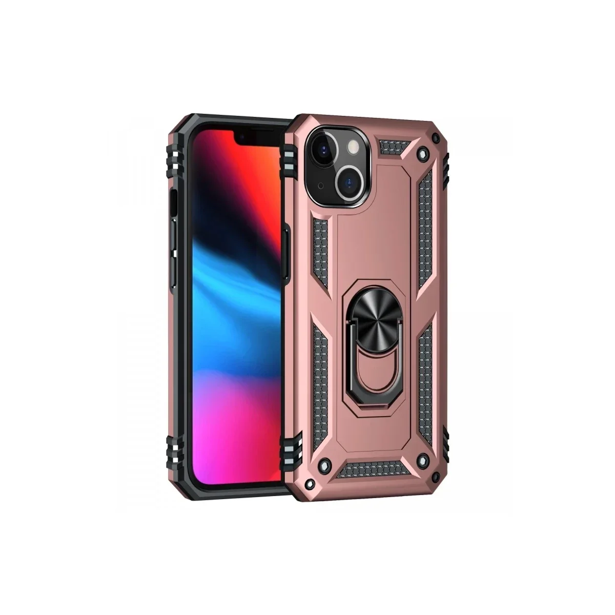 Apple iPhone 14 Plus Kılıf Sofya Yüzüklü Silikon Kapak - Rose Fiyatı, Yorumları ve Özellikleri