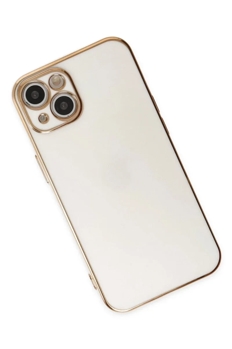 Apple iPhone 14 Plus Kılıf Volet Silikon - Beyaz