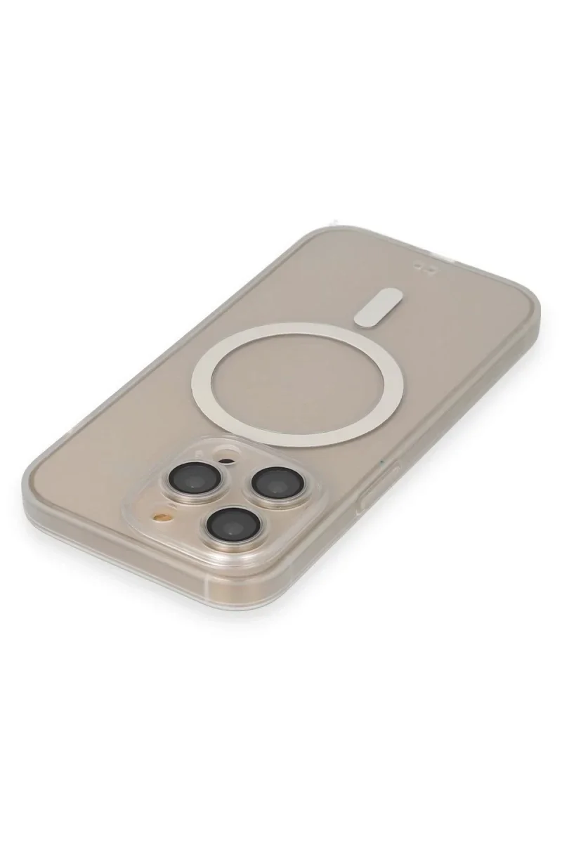 Apple iPhone 14 Pro Kılıf Grand Magneticsafe Kapak - Şeffaf Apple iPhone 14 Pro Kılıf Grand Magneticsafe Kapak - Şeffaf