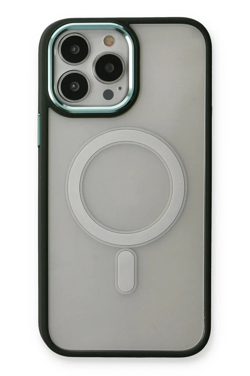 Apple iPhone 14 Pro Max Kılıf Room Magneticsafe Silikon - Köknar Yeşili Apple iPhone 14 Pro Max Kılıf Room Magneticsafe Silikon - Köknar Yeşili