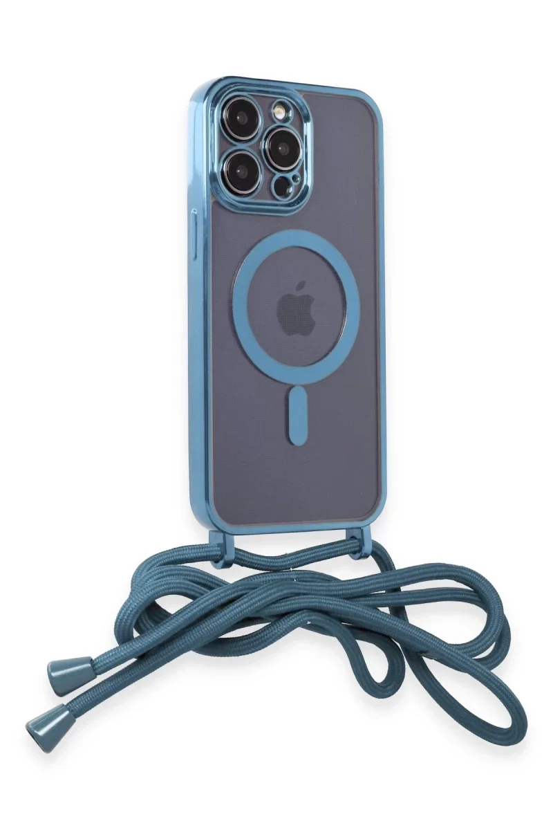 Apple iPhone 14 Pro Kılıf Divo Lazer Askılı Magsafe Kapak - Sierra Blue Fiyatı, Yorumları ve Özellikleri